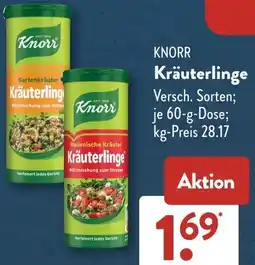Aldi Süd KNORR Kräuterlinge Angebot