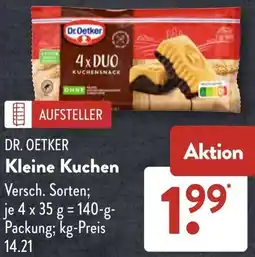 Aldi Süd DR. OETKER Kleine Kuchen Angebot