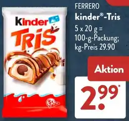 Aldi Süd FERRERO kinder Tris Angebot