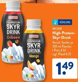 Aldi Süd MILSANI High-Protein Skyr-Drink Angebot