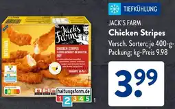 Aldi Süd JACK'S FARM Chicken Stripes Angebot