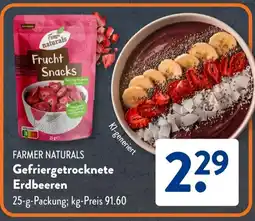 Aldi Süd FARMER NATURALS Gefriergetrocknete Erdbeeren Angebot