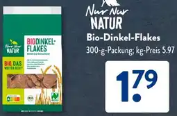 Aldi Süd Nur Nur Natur Bio-Dinkel-Flakes Angebot