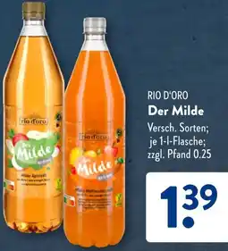 Aldi Süd RIO D'ORO Der Milde Angebot