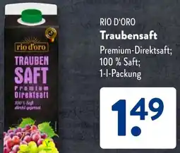 Aldi Süd RIO D'ORO Traubensaft Angebot