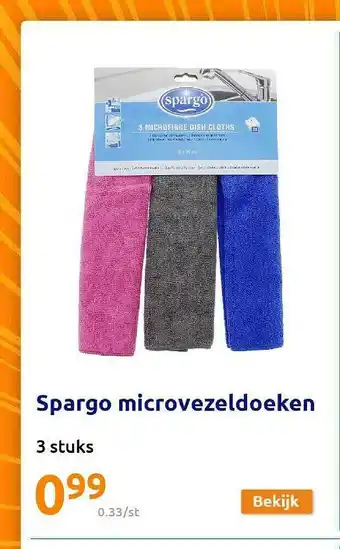 Action Spargo Microvezeldoeken Angebot