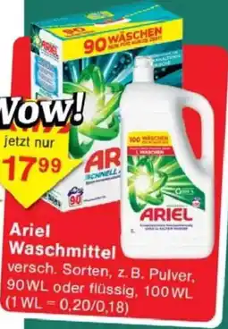Jawoll Ariel Waschmittel Angebot