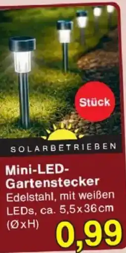 Jawoll Mini-LED Gartenstecker Angebot