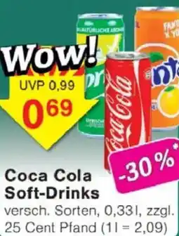 Jawoll Coca Cola Soft-Drinks Angebot