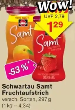 Jawoll Schwartau Samt Fruchtaufstrich Angebot