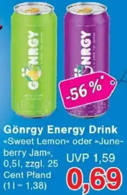 Jawoll Gönrgy Energy Drink Angebot