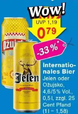 Jawoll Internationales Bier Angebot