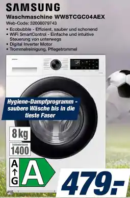 Expert SAMSUNG Waschmaschine WW8TCGC04AEX Angebot
