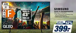 Expert SAMSUNG QLED TV GQ43Q8FAAUXZG Angebot