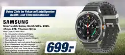 Expert SAMSUNG Smartwatch Galaxy Watch Ultra, 2025, 47mm, LTE, Titanium Silver Angebot