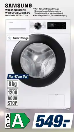 Expert SAMSUNG Waschmaschine WW80FG5L32AEEG Angebot