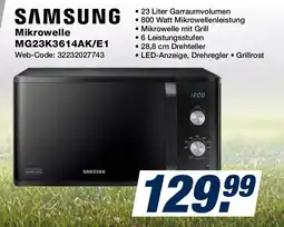 Expert SAMSUNG Mikrowelle MG23K3614AK/E1 Angebot