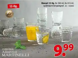 Zurbrüggen Collection Alberto MARTINELLI Glasset 12-tlg. Angebot