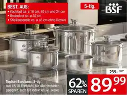 Zurbrüggen BSF Topfset Bordeaux, 5-tlg. Angebot