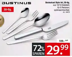 Zurbrüggen JUSTINUS Besteckset Style Art, 30-tlg. Angebot