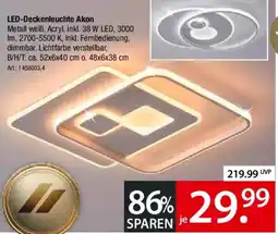 Zurbrüggen LED-Deckenleuchte Akon Angebot