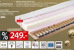 Zurbrüggen LOMOCO LOFT MODERN CONCEPT Matratzen-Rahmen-Set Aloe Top 2 Angebot