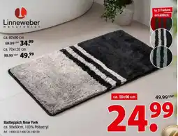 Zurbrüggen Linneweber manufaktur Badteppich New York Angebot