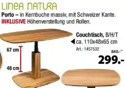 Zurbrüggen LINEA NATURA Couchtisch Angebot