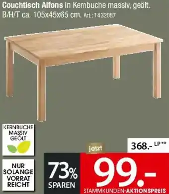 Zurbrüggen Couchtisch Alfons Angebot