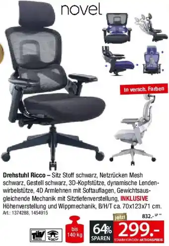 Zurbrüggen Novel Drehstuhl Ricco Angebot