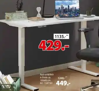 Zurbrüggen E-Schreibtisch Eflex Angebot