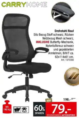Zurbrüggen CARRYHOME Drehstuhl Raul Angebot