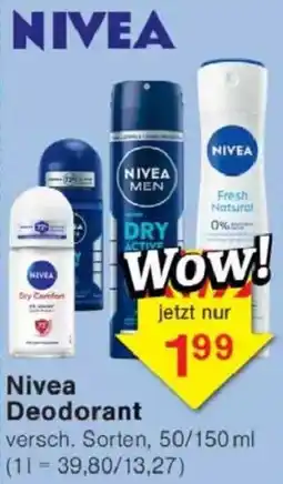 Jawoll Nivea Deodorant Angebot