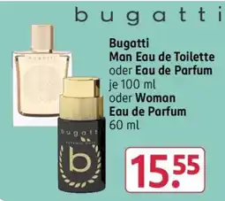 Rossmann Bugatti Man Eau de Toilette oder Eau de Parfum Angebot