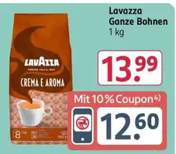 Rossmann Lavazza ganze Bohnen Angebot