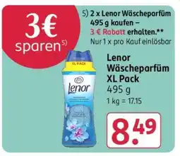 Rossmann Lenor Wäscheparfüm XL Pack Angebot