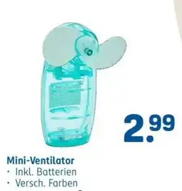 Rossmann Mini-Ventilator Angebot