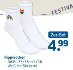 Rossmann Ripp-Socken Angebot