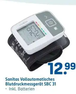 Rossmann Sanitas Vollautomatisches Blutdruckmessgerät SBC 31 Angebot