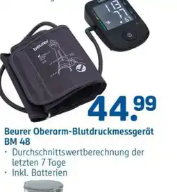 Rossmann Beurer Oberarm-Blutdruckmessgerät BM 48 Angebot