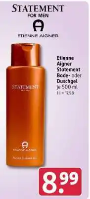 Rossmann Etienne Aigner Statement Bade- oder Duschgel Angebot