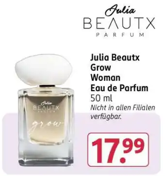 Rossmann Julia Beautx Grow Woman Eau de Parfum 50 ml Angebot