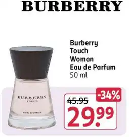 Rossmann Burberry Touch Woman Eau de Parfum 50 ml Angebot