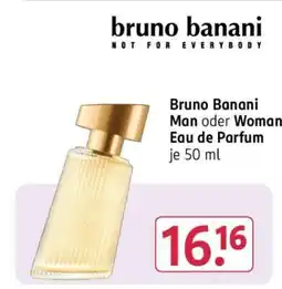 Rossmann Bruno Banani Man oder Woman Eau de Parfum Angebot