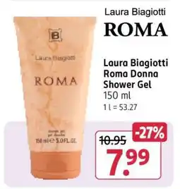 Rossmann Laura Biagiotti Roma Donna Shower Gel Angebot
