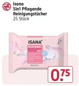 Rossmann ISANA 5in1 Pflegende Reinigungstücher Angebot