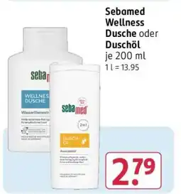 Rossmann Sebamed Wellness Dusche oder Duschöl Angebot