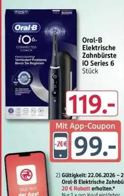 Rossmann Oral-B Elektrische Zahnbürste iO Series 6 Angebot