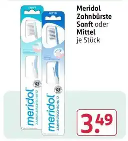 Rossmann Meridol Zahnbürste Sanft oder Mittel Angebot