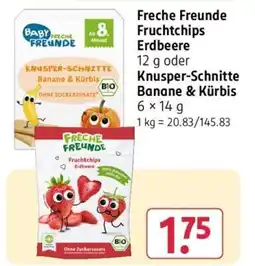 Rossmann Freche Freunde Fruchtchips Erdbeere Angebot